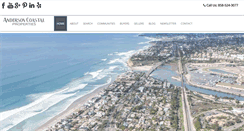 Desktop Screenshot of andersoncoastalproperties.com